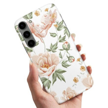 Etui na Samsunga Galaxy S23Plus z kwiatowym wzorem