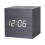 LED alarm clock wood-look table clock with night light and 1