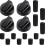 Universal black oven control knob 4-pack 1