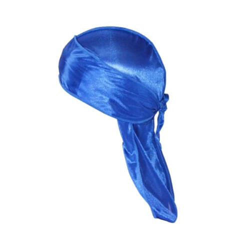 Silk Bandana Durag Blue