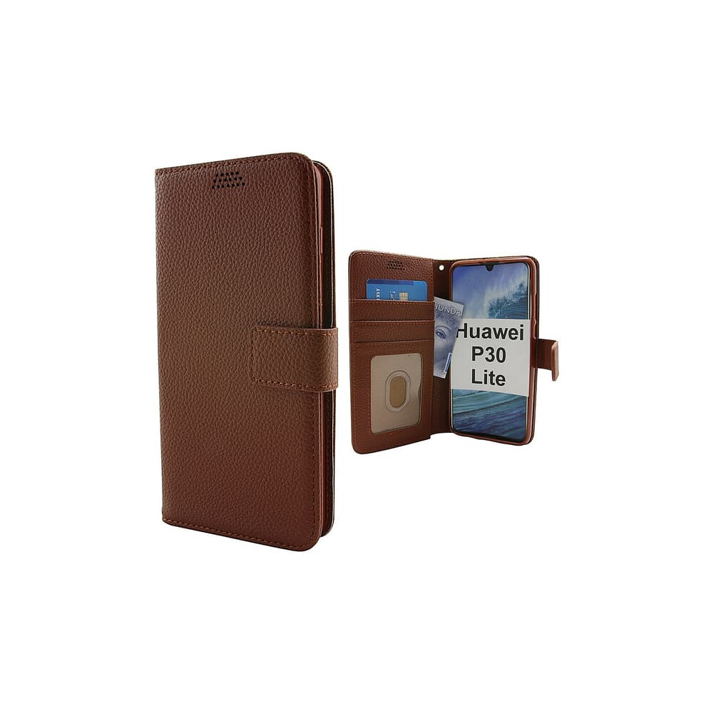 Huawei P30 Lite Stand Case Wallet Brown 900223975096
