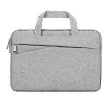 14 inch laptop case gray waterproof with handle