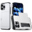 iPhone 16 Pro case with card slot hybrid silver 1