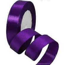 Dark Blue Purple Satin Ribbon 20 mm 22.86 m