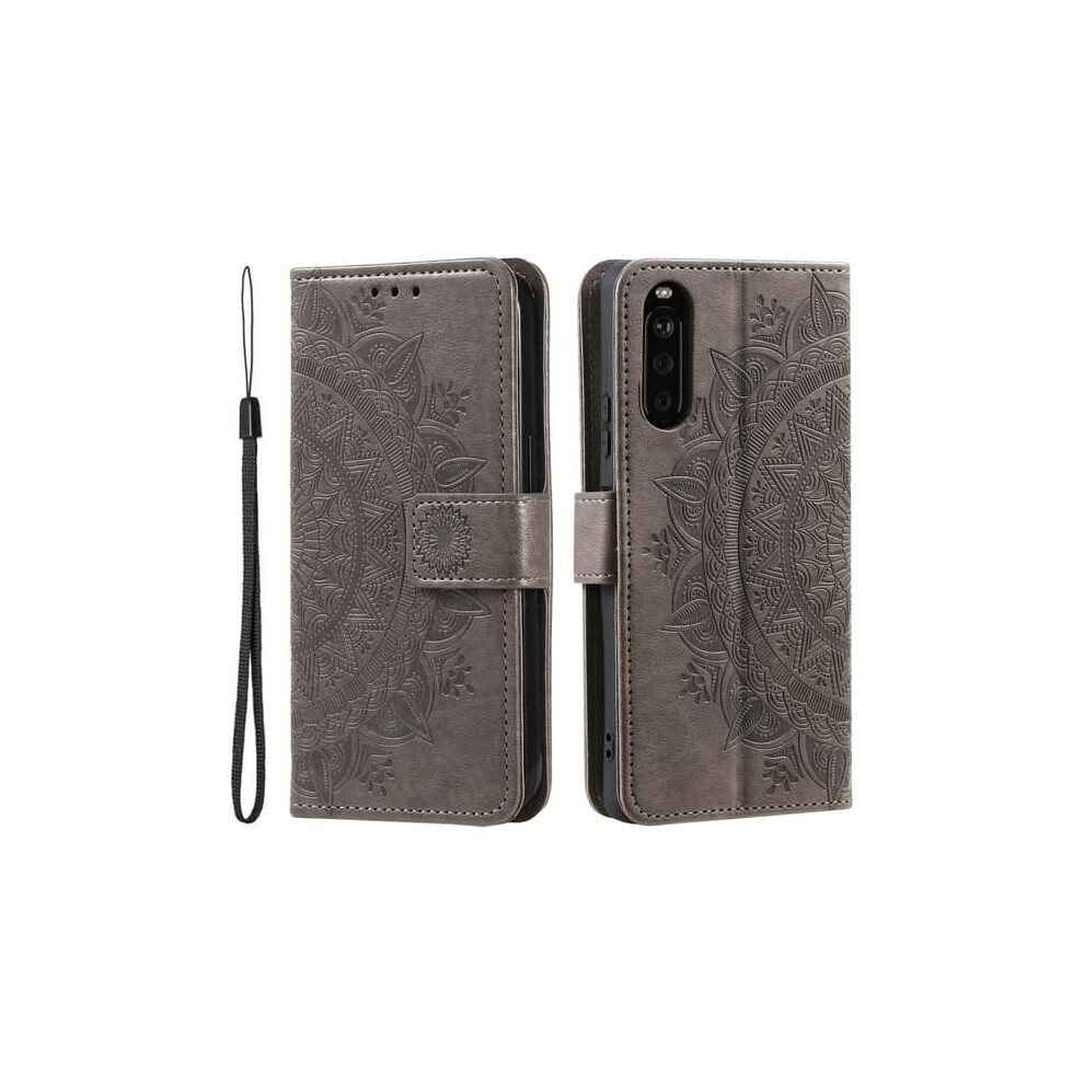 Skalo Mandala Wallet Case For Sony Xperia 10 Vi Gray 900223967602