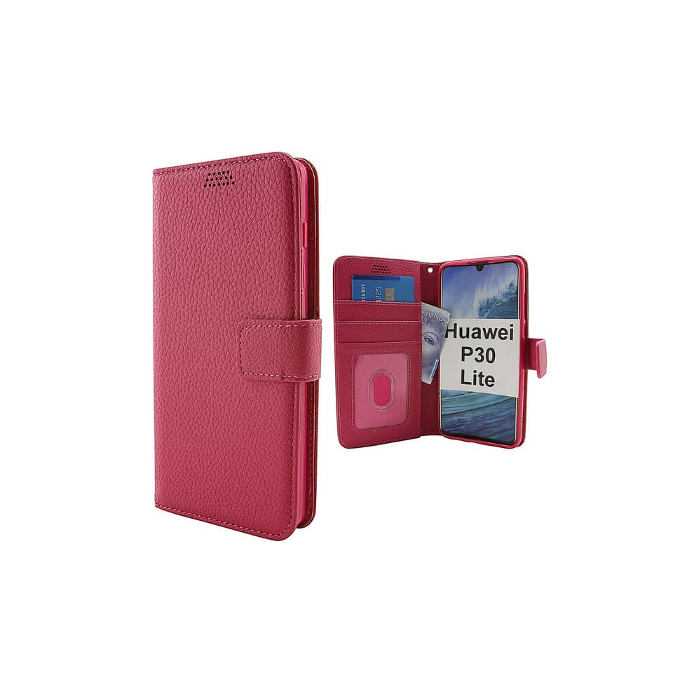 Huawei P30 Lite Stand Case Wallet Hot Pink 900223975157