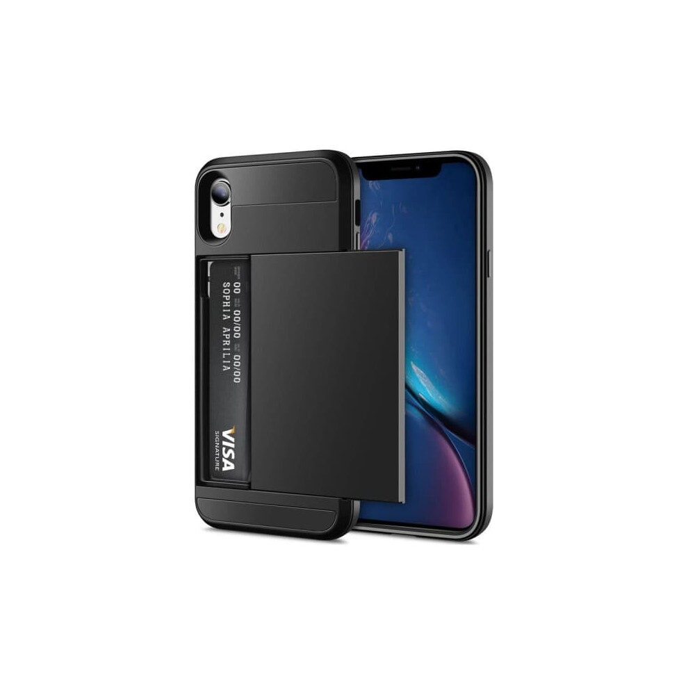Iphone Xr Mobile Case With Hidden Card Slot Black 900223975706
