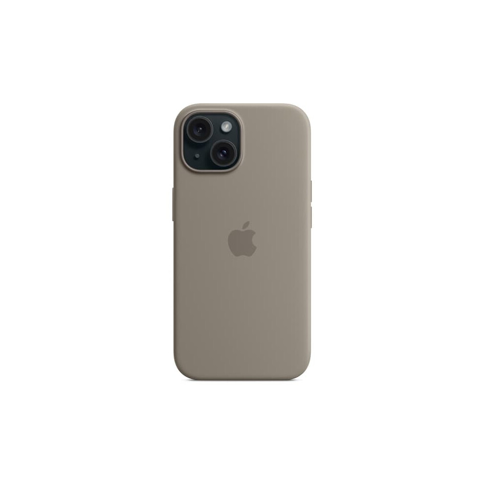 Iphone 15 Magsafe Silicone Case Scratch-Resistant Grey 900223976246
