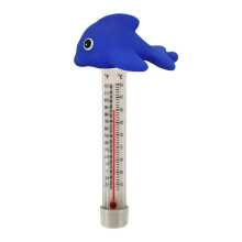 Thermomètre flottant pratique pour piscine avec lumière LED pour baignoire, piscine et bain D2R7