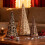 Tabletop Christmas Tree Wicker Rustic Decor 3pcs Black 1