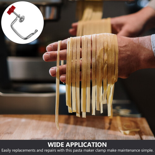 Pasta Making Clip Red Manual Noodle Machine Accessory 2