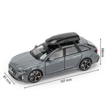 RS6 toy car model 1/32 scale with sound, lights, opening