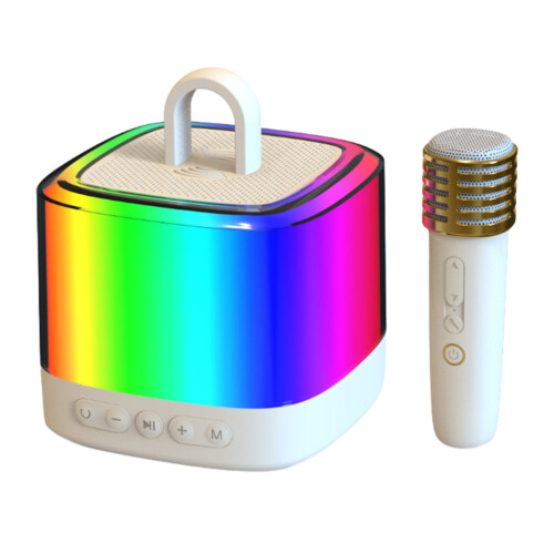 Έκπτωση έως και 70% σε Karymi Mic Karaoke Machine με Subwoofer, Φορητό σύστημα ηχείων Bluetooth, 1 1