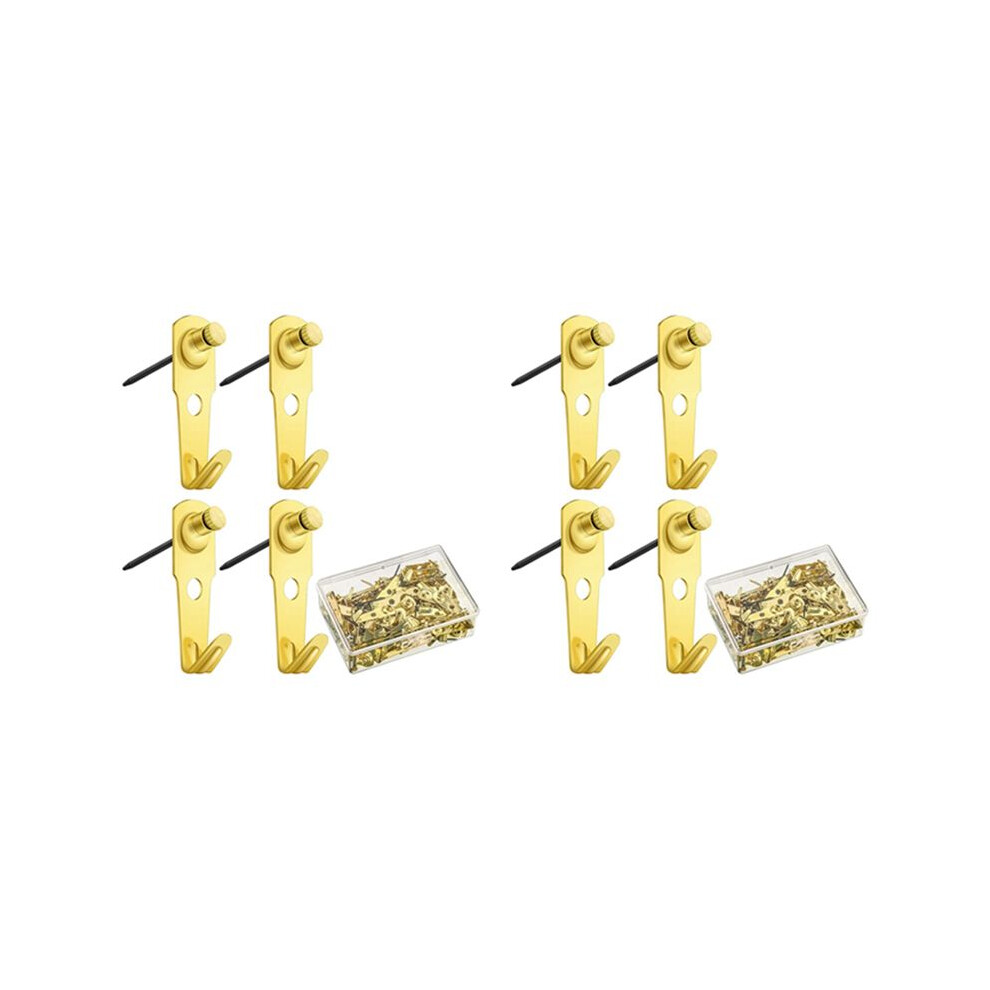 120 Pcs 30 Lb Picture Hangers With Nails Photo Frame Hanger Hooks Picture Hanging Nails For Hanging Clock 6032870118251