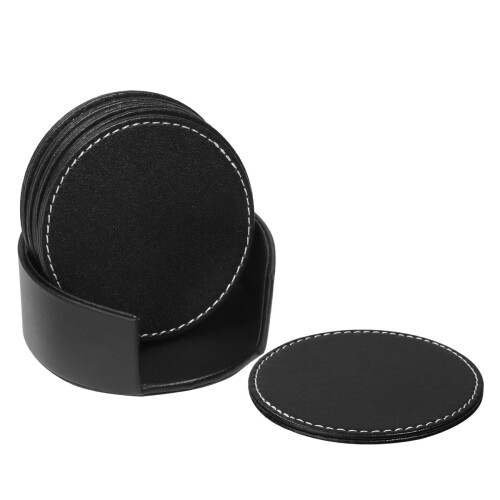 PU Leather Placemats with Coasters Set of 4 1