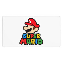 Super Mario muismat, grote gamingmuismat, antislip rubberen muismat voor werk, gamen en kantoor (15,8 x 29,5 inch)
