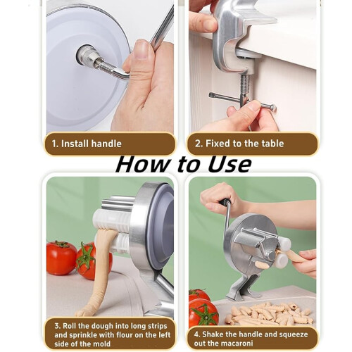 Cavatelli Maker Manual Stainless Steel Pasta Press 1