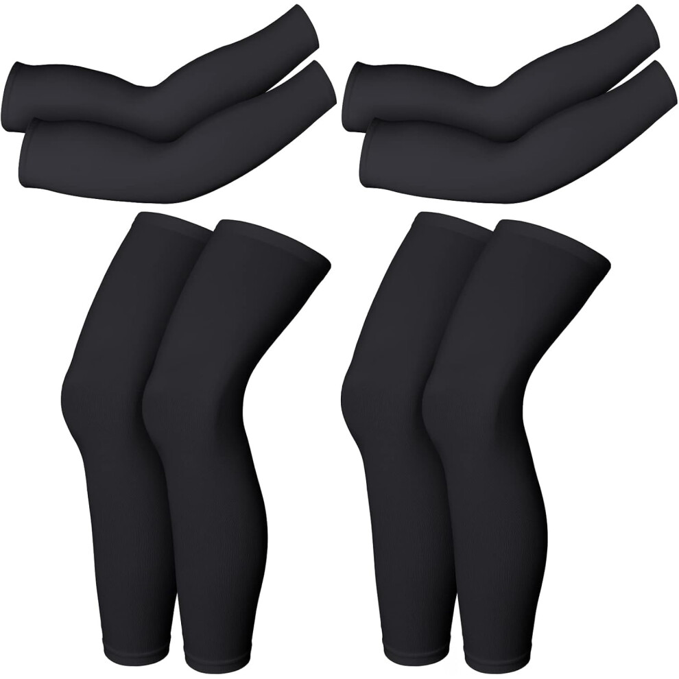 Kiibsot compression leg and arm sleeves 2 pairs
