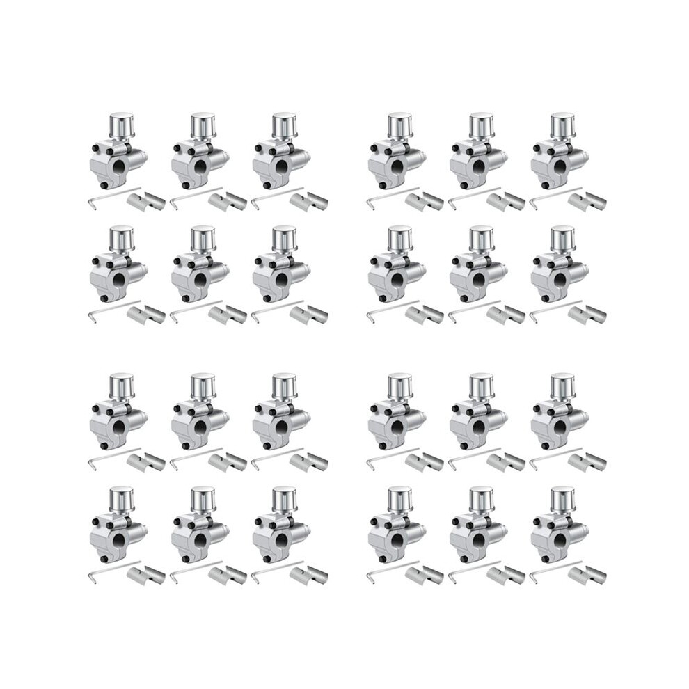 24Pack Bpv-31 Piercing Valve Tap Valve Kits Adjustable Valve For Air Conditioners Hvac 1/4Inch,5/16Inch,3/8Inch 6031240008970