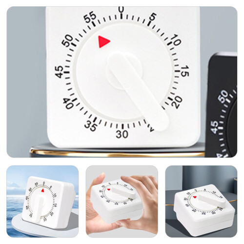 Mechanical Kitchen Timer 60-Minute Countdown 1