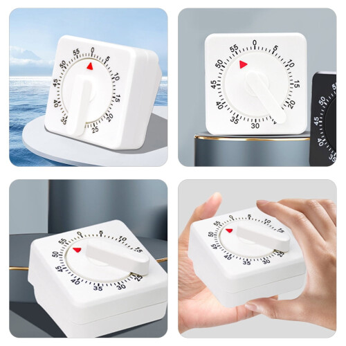 Mechanical Kitchen Timer 60-Minute Countdown 2