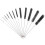 Ensemble de 12 brosses de nettoyage en nylon de 24 cm 1