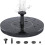 Fontaine à eau solaire noire 16 cm 1