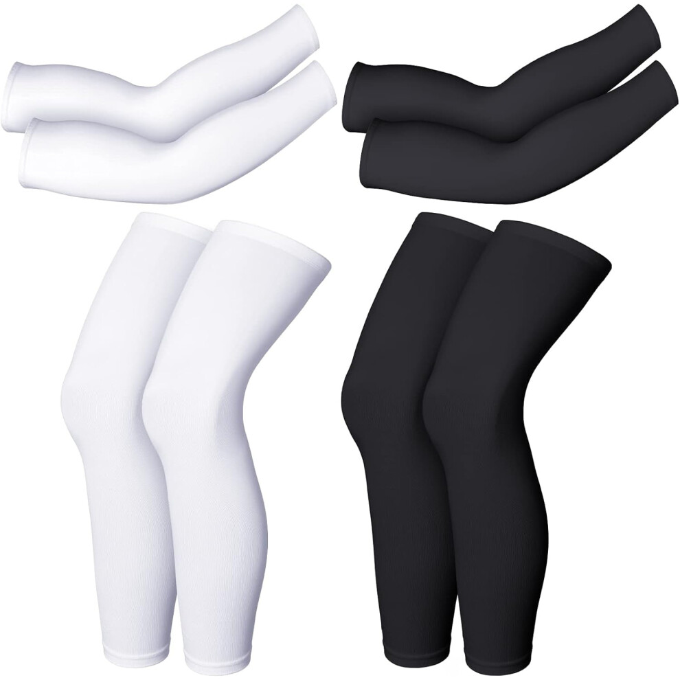 Kiibsot compression leg and arm sleeves 2 pairs