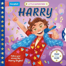 Little Superstars Harry A push pull slide book by Campbell Books Paper