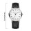 CHOII Εκπτώσεις Πολυτελές Ρολόι Quartz για Άνδρες, Δερμάτινο Λουράκι, Εξαιρετικό & 3