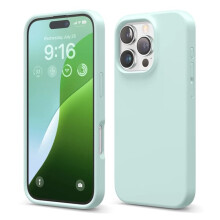 Silikonowe etui do iPhone'a 16Pro w kolorze zielonym
