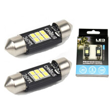 Refletor LED CANBUS C5W36mm 6000K (pacote com 2)