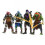Ensemble de 4 figurines Tortues Ninja 1