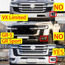 LED Daytime Running Light for Land LC300 2022 2023 White DRL Amber Dynamic Turn Signal Lamp