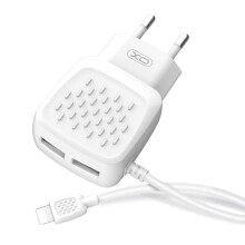 Ładowarka ścienna USB z kablem Lightning do iPhone'a, biała