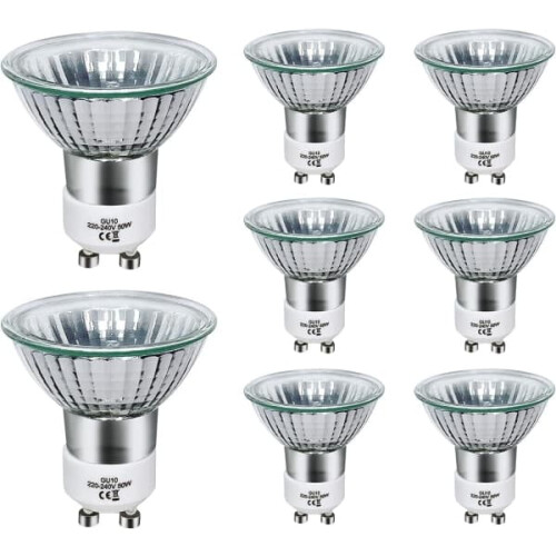GU10-Halogenlampe, 50 W, dimmbar, 220 V, 2800 K