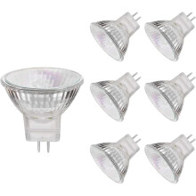 MR11-Halogenlampe, 12 V, 20 W, warmweiß, 6er-Pack