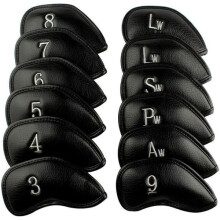 Golf Iron Head Covers Synthetic Leather with Numbers Set of