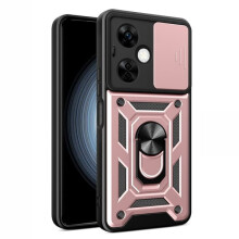 Etui OnePlus Nord CE3Lite5G z pierścieniem aparatu w kolorze różowego złota