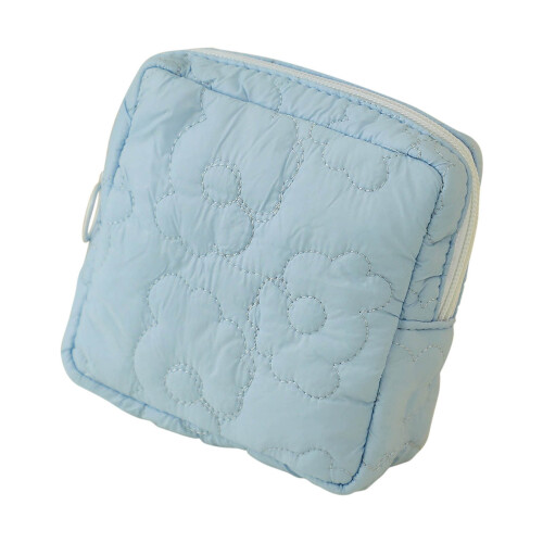 Oppbevaringspose for bind i vanntett polyester, 13x13x5cm 1