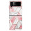 Samsung Galaxy Z Flip4marble-deksel rosa 1