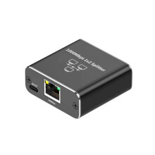 Gigabit Ethernet Splitter RJ45 1-in-2-out Cat5/6/7