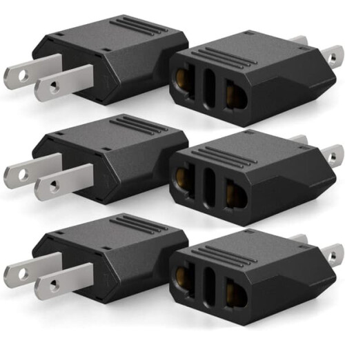 Προσαρμογέας πρίζας ΕΕ σε ΗΠΑ T-WELLNGS1pack