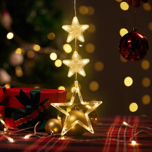 Christmas Window Lights Warm White LED 20 LEDs