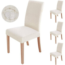 Stoelhoezen Moderne Stretch Eettafelbeschermers 4-delig