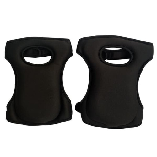Gardening knee pads memory foam black pair 2