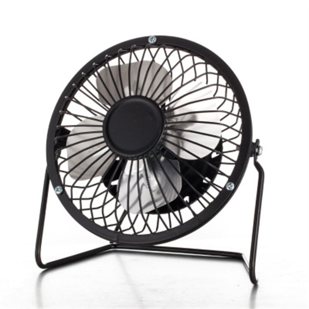 Happon Mini Metal Desk Fan 4 Inch Black 972745969853