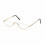 Lunettes de lecture monture dorée force 100 1