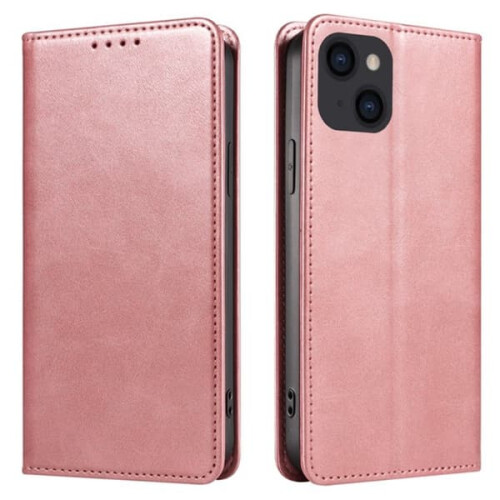 iPhone15Wallet Stand-deksel i roségull