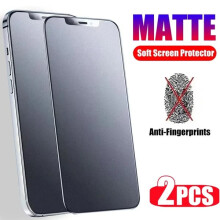 Matowa folia ochronna na ekran ze szkła hartowanego do iPhone'a 11–16